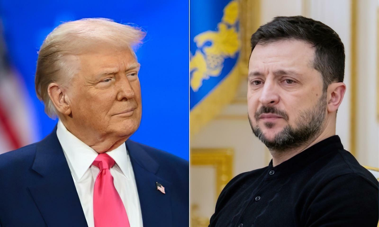 Donald Trump e Volodimir Zelensky